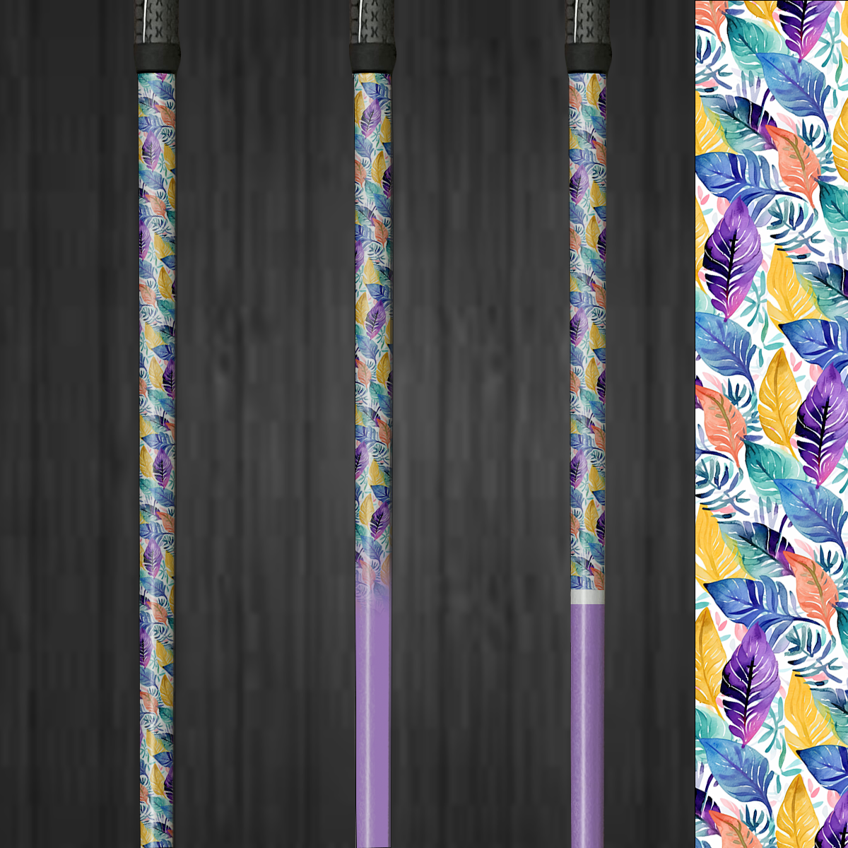 Artistic Blooms | Vinyl Golf Shaft Wraps