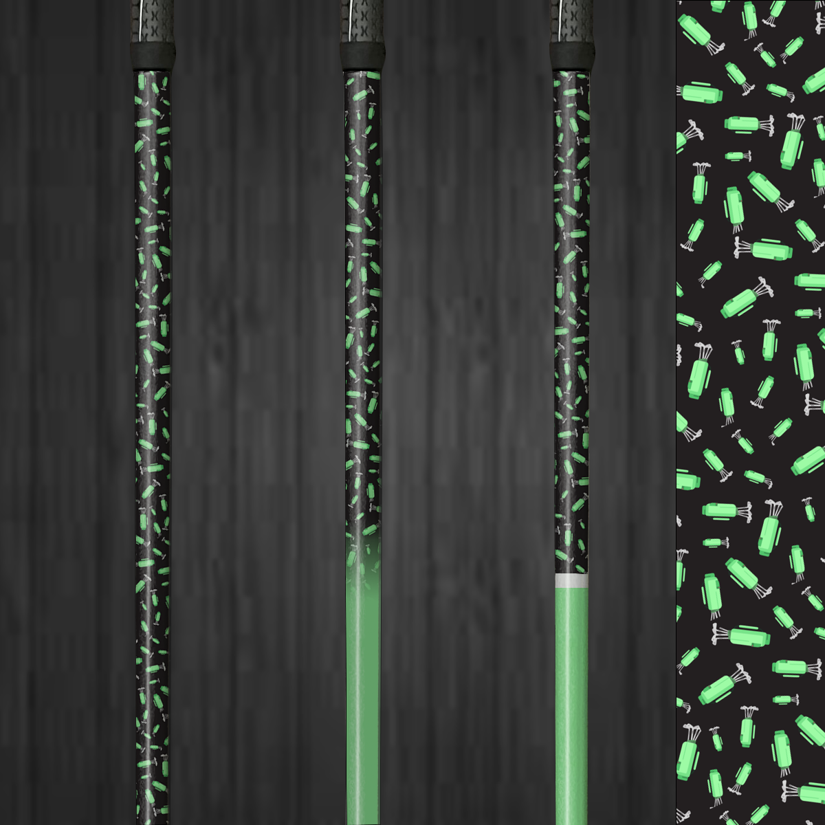 Bags O' Green | Vinyl Golf Shaft Wraps