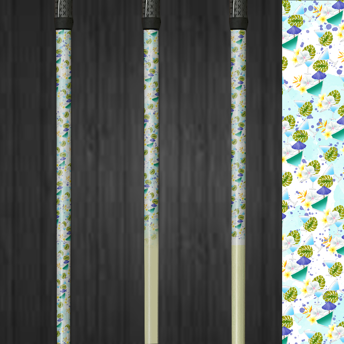 Caribbean Cooler | Vinyl Golf Shaft Wraps