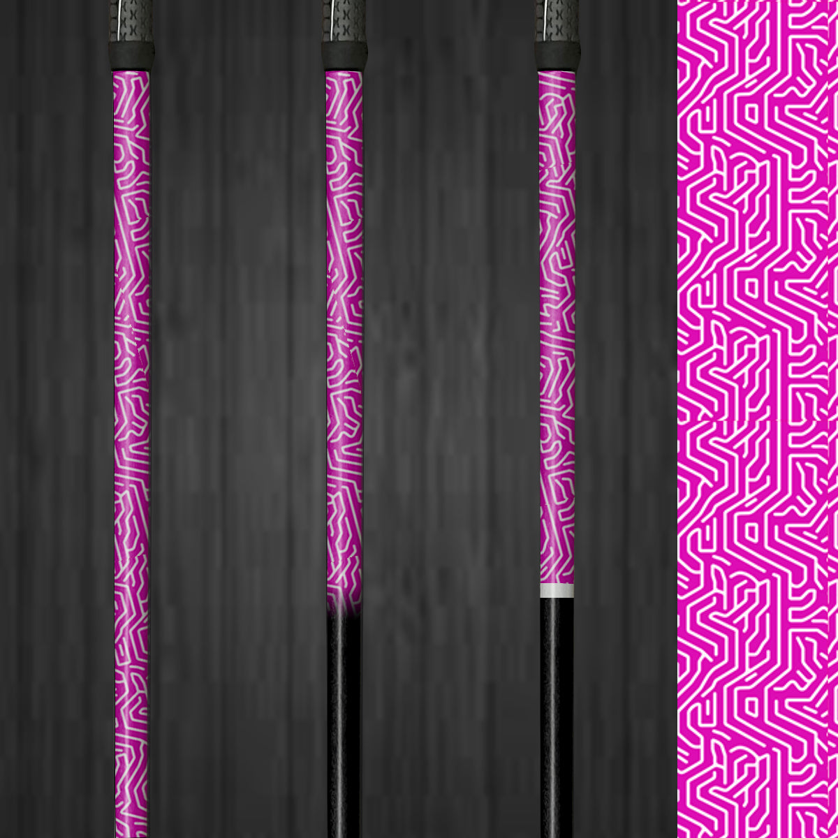 Circuit Pink | Vinyl Golf Shaft Wraps