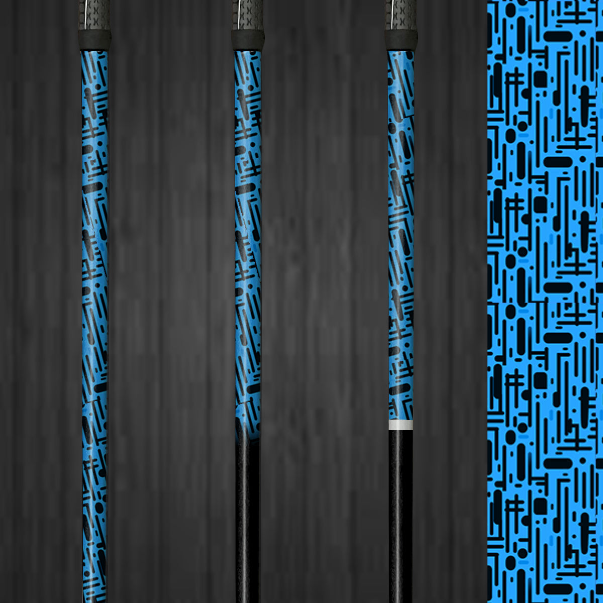 Cyber Blue | Vinyl Golf Shaft Wraps