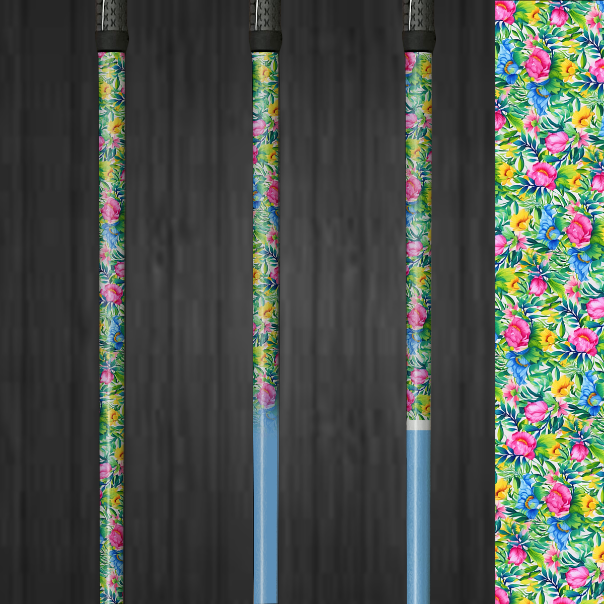 Delicate Blossoms | Vinyl Golf Shaft Wraps