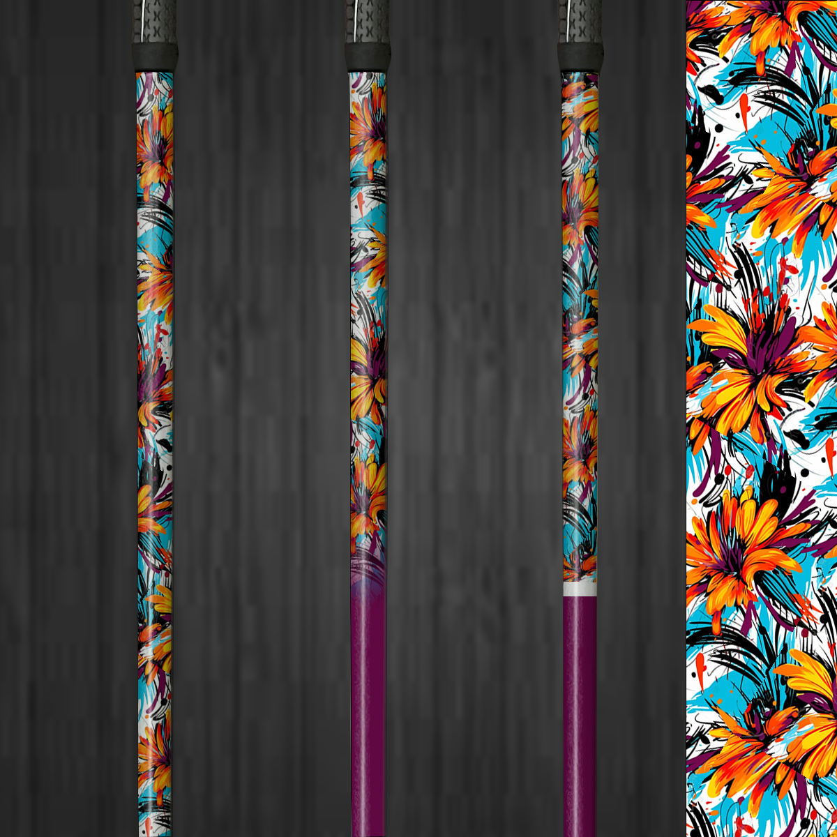 Floral Fresco | Vinyl Golf Shaft Wraps