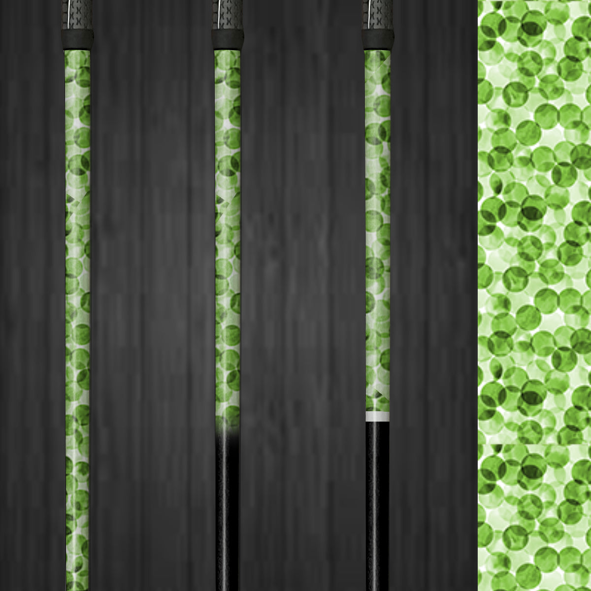 Green Spheres | Vinyl Golf Shaft Wraps