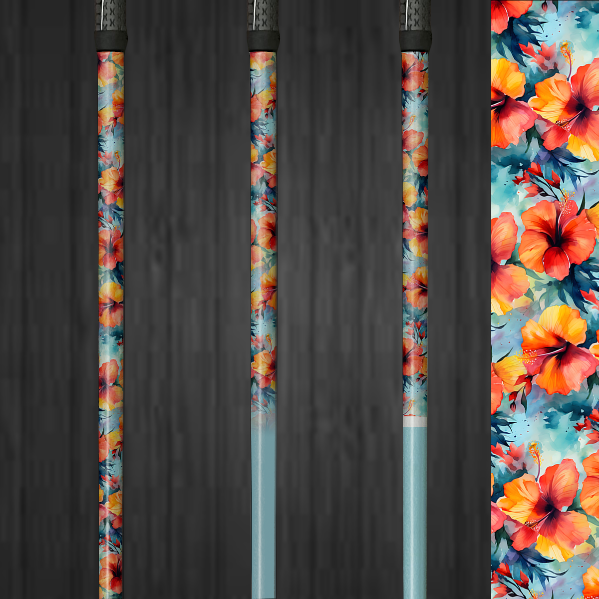 Hibiscus Haven | Vinyl Golf Shaft Wraps