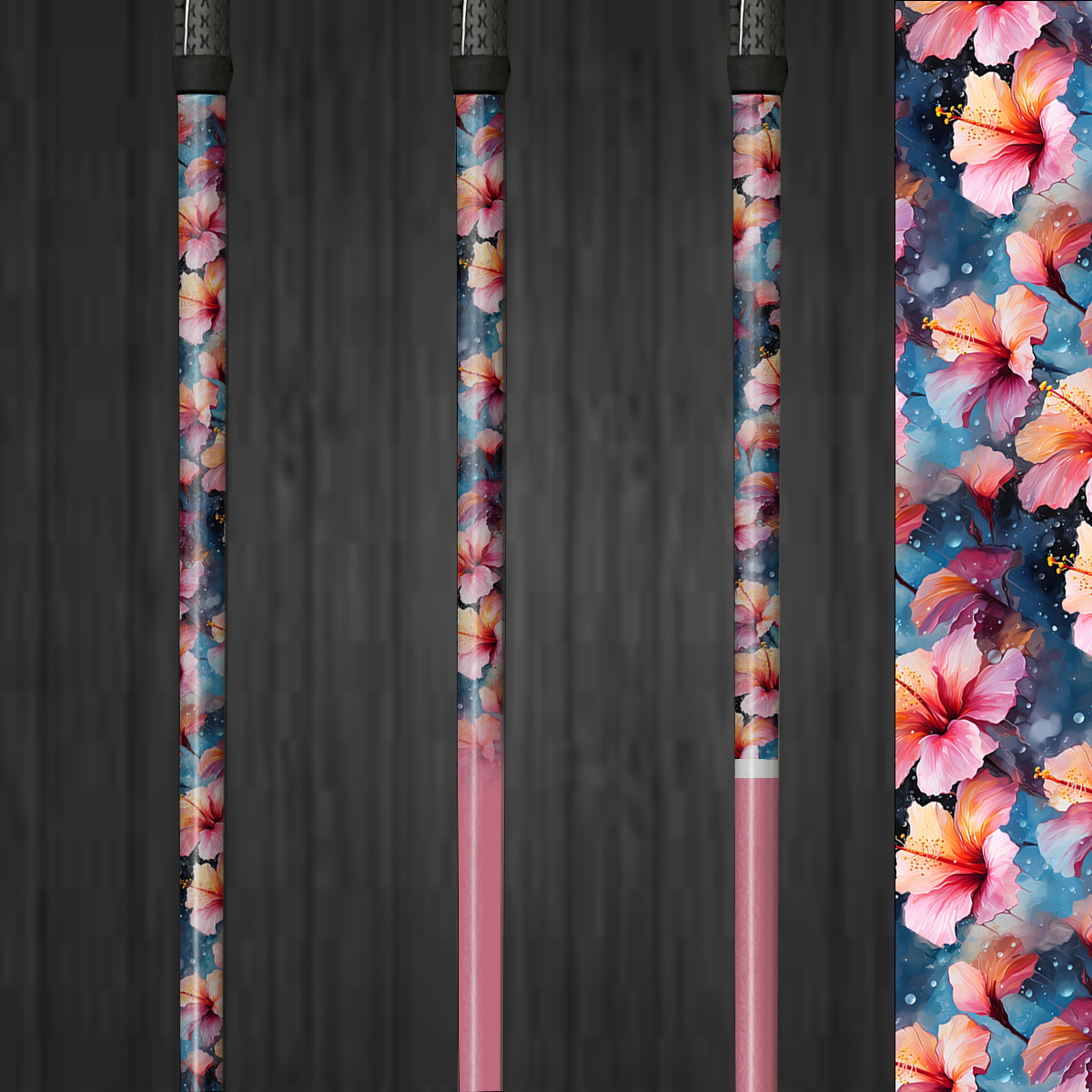 Hibiscus Hues | Vinyl Golf Shaft Wraps