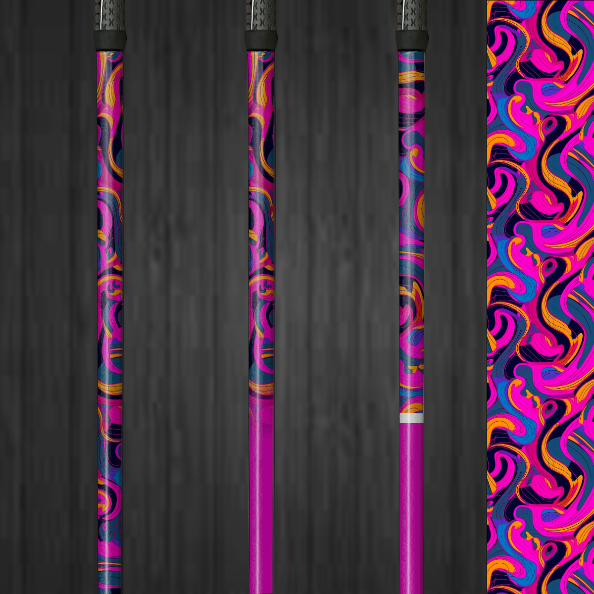 Luminous Whirl | Vinyl Golf Shaft Wraps
