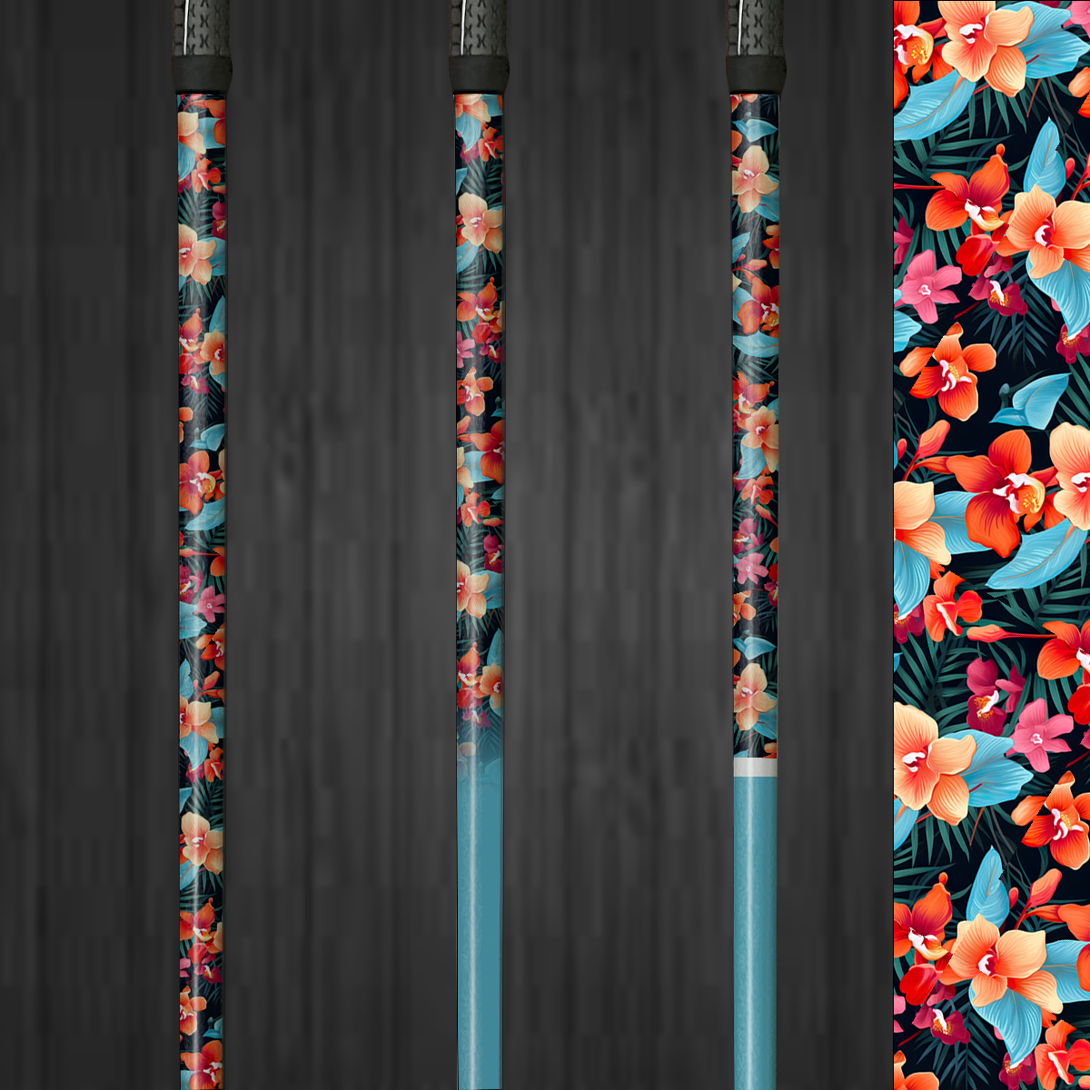 Orchid Haven | Vinyl Golf Shaft Wraps
