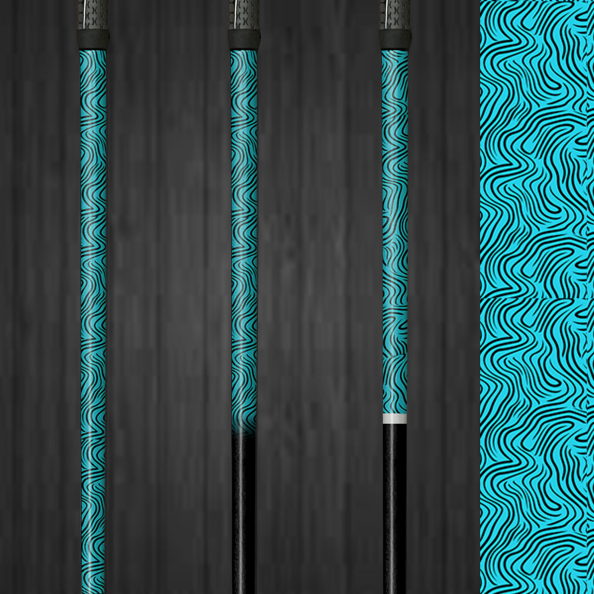 Rush Teal | Vinyl Golf Shaft Wraps
