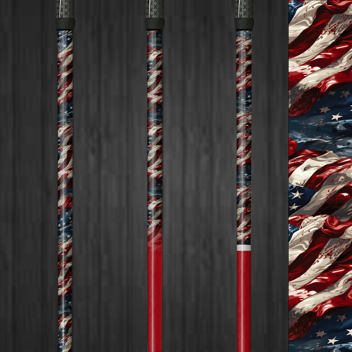 Stars & Stripes | Vinyl Golf Shaft Wraps