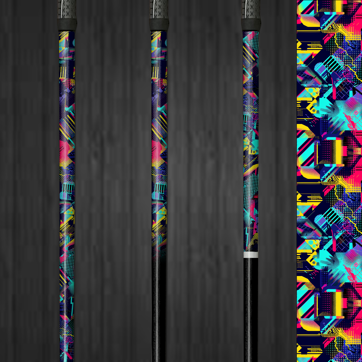 Vivid Vibrance | Vinyl Golf Shaft Wraps