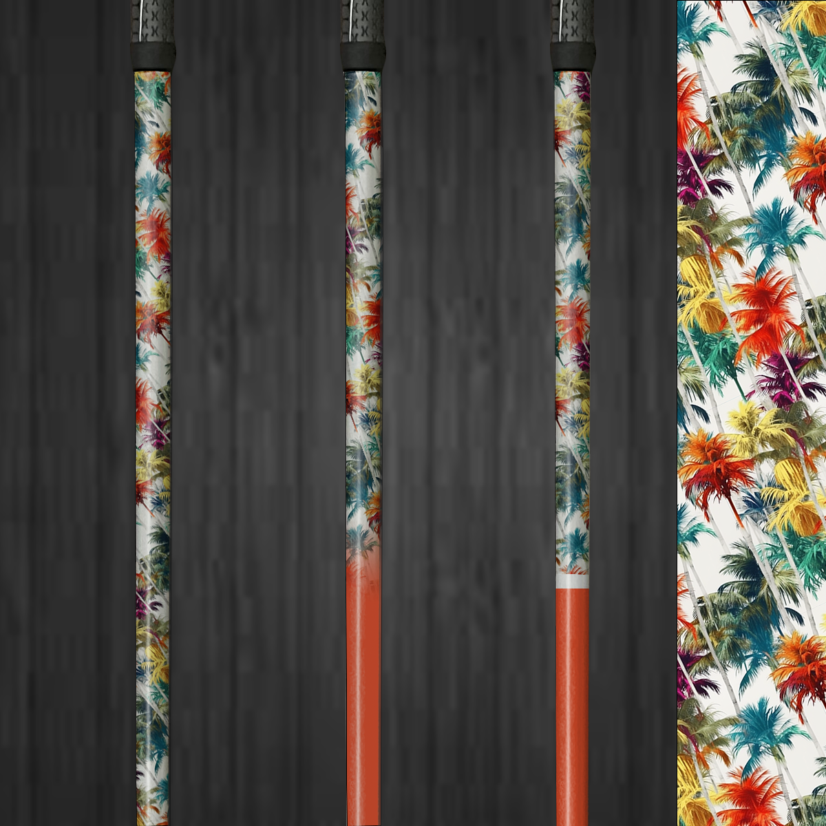 Tropical Burst | Vinyl Golf Shaft Wraps
