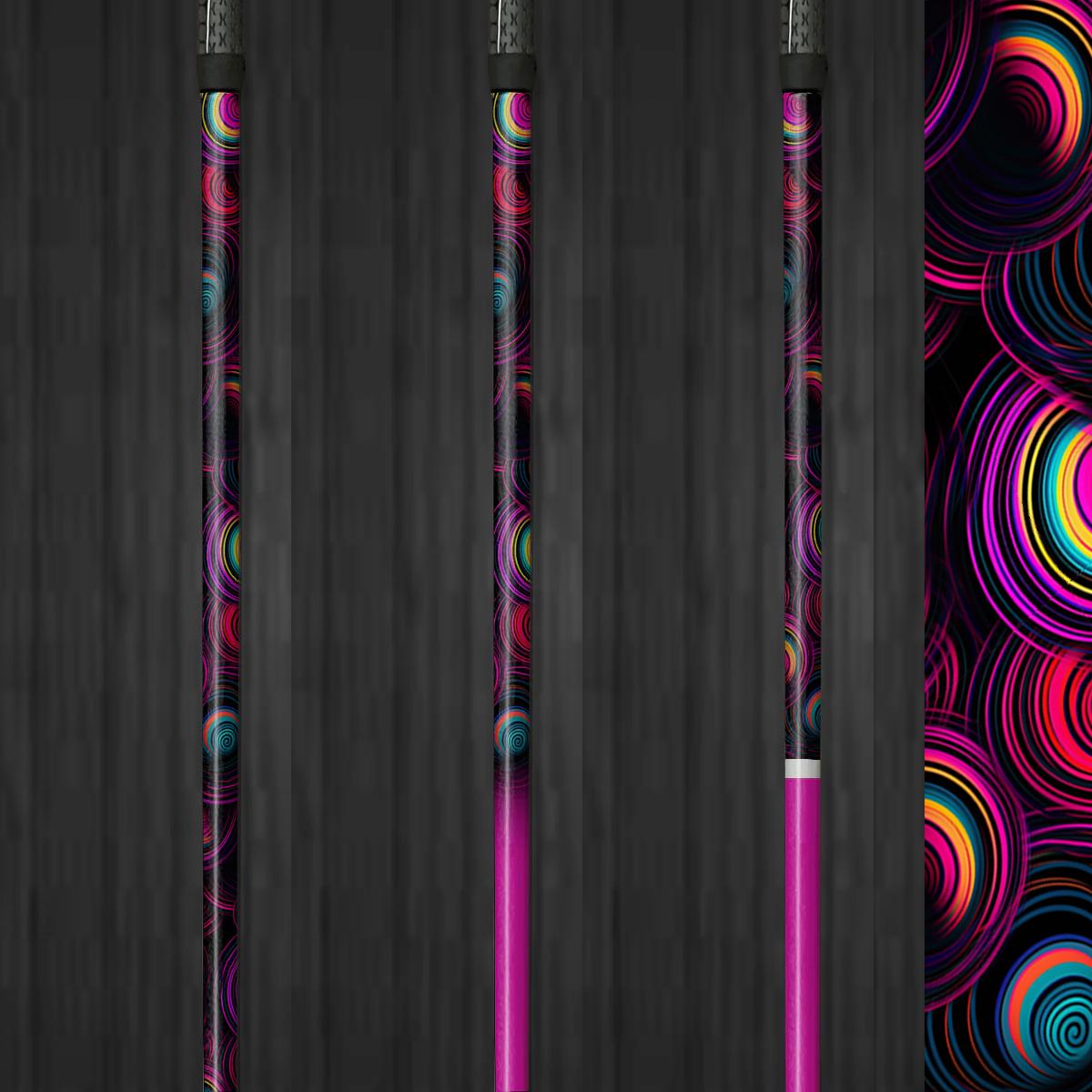 Electric Waves | Vinyl Golf Shaft Wraps